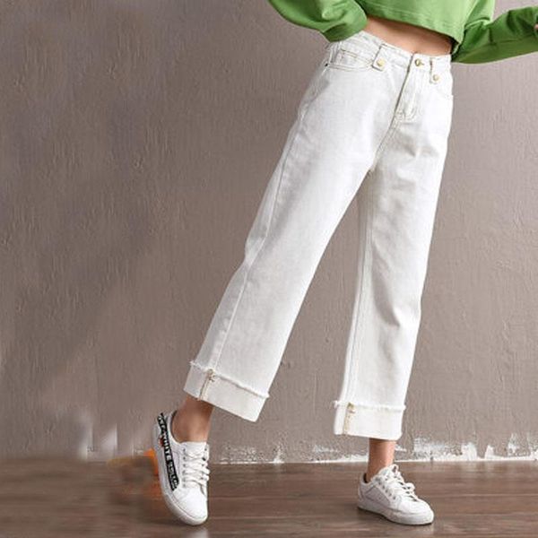 women's jeans wide leg pants womens spring summer plus size boyfriend loose straight high waist slim casual white a246, Blue
women's jeans wide leg pants womens spring summer plus size boyfriend loose straight high waist slim casual white a246, Blue
