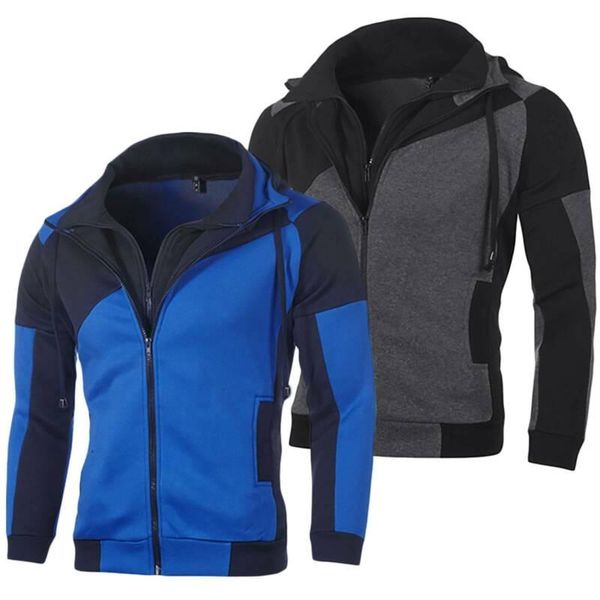 men's jackets mens double layer sweatshirt hoodie casual coat jacket sport warm outwear, Black;brown
men's jackets mens double layer sweatshirt hoodie casual coat jacket sport warm outwear, Black;brown