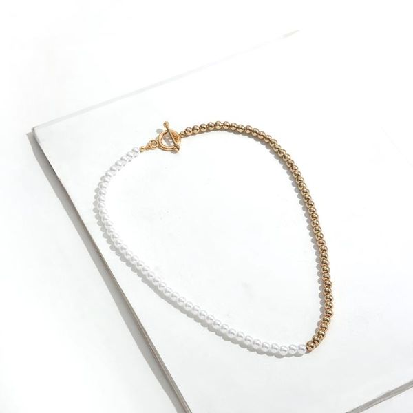 chokers fashion gold color beaded mixed imitation pearl choker necklace for women toggle clasp clavicle wedding collar jewelry, Golden;silver
chokers fashion gold color beaded mixed imitation pearl choker necklace for women toggle clasp clavicle wedding collar jewelry, Golden;silver