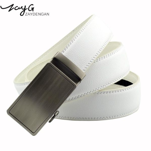 men belt white genuine leather belts designer 3.5cm for automatic buckle man alloy, Black;brown
men belt white genuine leather belts designer 3.5cm for automatic buckle man alloy, Black;brown