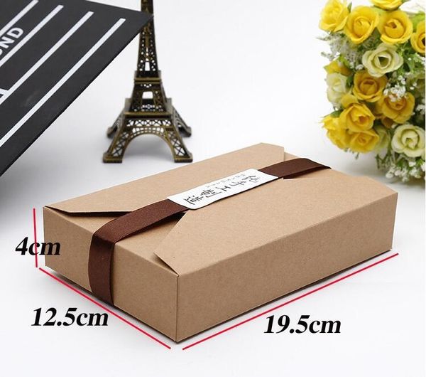 gift wrap 50pcs 19.5*12.5*4cm white/brown kraft paper envelope box for candy/food/wedding/jewelry packaging display boxes
gift wrap 50pcs 19.5*12.5*4cm white/brown kraft paper envelope box for candy/food/wedding/jewelry packaging display boxes