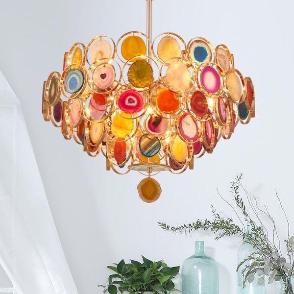 chandeliers color agate stone for living room 2021 special girl bedroom hanging lamp bohemian design style light fixtures
chandeliers color agate stone for living room 2021 special girl bedroom hanging lamp bohemian design style light fixtures