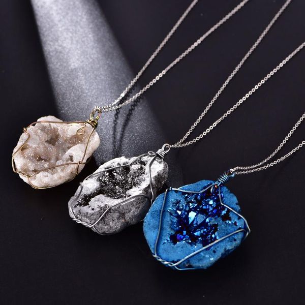 chains natural onyx agates crystal pendants choker irregular reiki healing chakra quartz stone charm pendant necklace jewlery, Silver
chains natural onyx agates crystal pendants choker irregular reiki healing chakra quartz stone charm pendant necklace jewlery, Silver