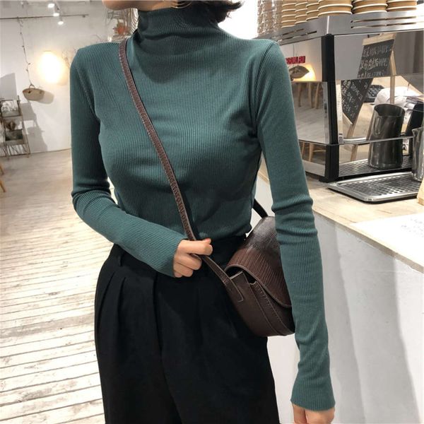 women's sweaters sweatersautumn and winter green half high collar slim fit sweater women's long sleeve matte jacket ii38, White;black
women's sweaters sweatersautumn and winter green half high collar slim fit sweater women's long sleeve matte jacket ii38, White;black