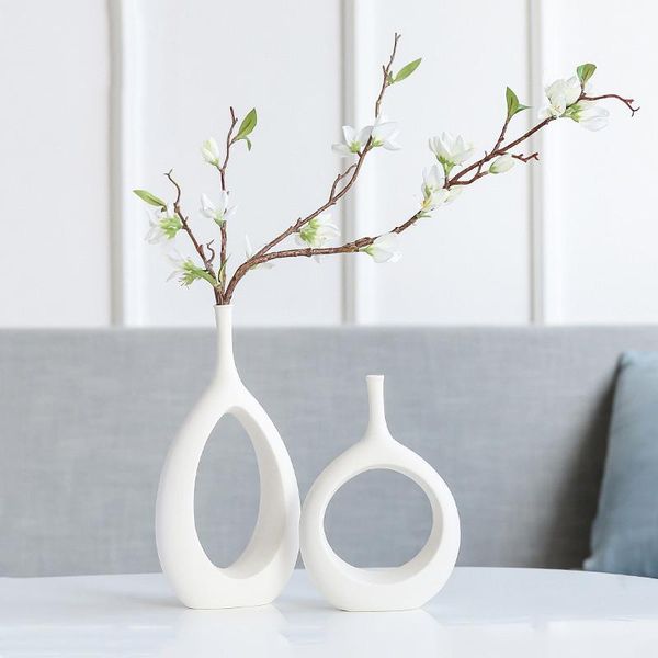 home decoration nordic ins white hollow jade ring ceramic vase modern minimalist dining table furnishings deskornaments vases
home decoration nordic ins white hollow jade ring ceramic vase modern minimalist dining table furnishings deskornaments vases