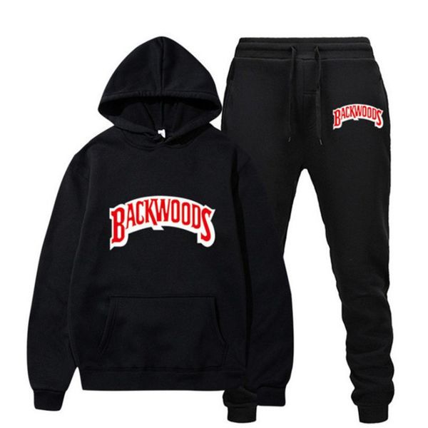 spring and autumn new backwoods printed sportswear men's hip hop hoodie sweater suit, Black
spring and autumn new backwoods printed sportswear men's hip hop hoodie sweater suit, Black