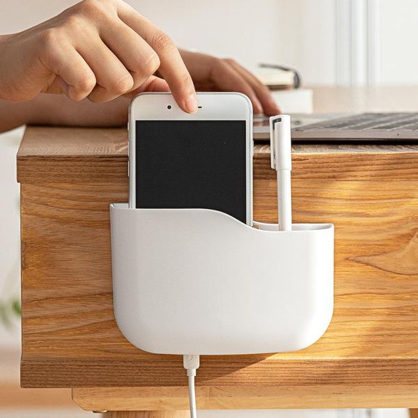 multi-function holder with partition wall-mounted remote control storage box mobile phone charging rack home organizer case kitchen & organi
multi-function holder with partition wall-mounted remote control storage box mobile phone charging rack home organizer case kitchen & organi