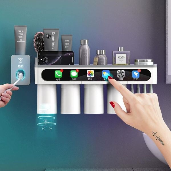 bathroom accessories sets toothbrush holder with magnetic cups automatic toothpaste dispenser wall mount storage box bath accessory set
bathroom accessories sets toothbrush holder with magnetic cups automatic toothpaste dispenser wall mount storage box bath accessory set