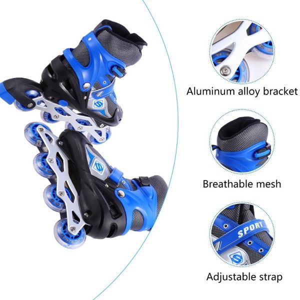 skateboarding 1 pair practical flash roller skates shoes for outdoor sport plaything
skateboarding 1 pair practical flash roller skates shoes for outdoor sport plaything
