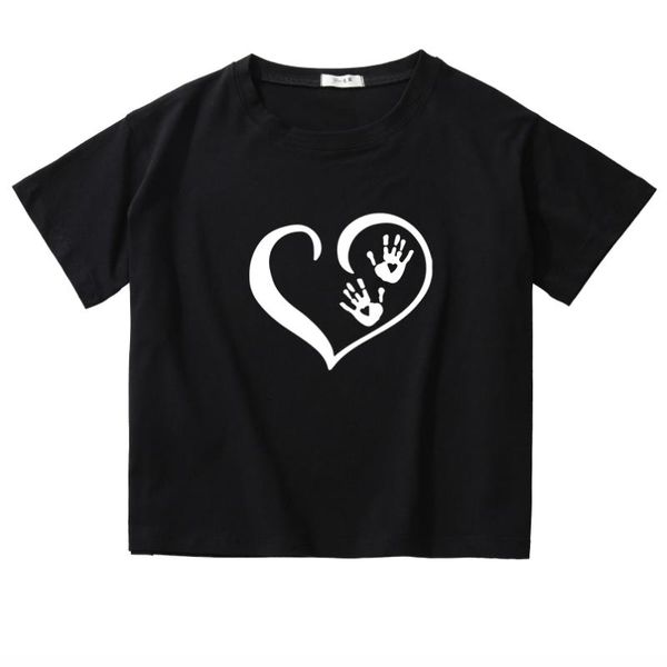 women's t-shirt 2021 summer lady clothing cotton cute crop heart baby hand short sleeve for woman round-neck soft oversized tee, White
women's t-shirt 2021 summer lady clothing cotton cute crop heart baby hand short sleeve for woman round-neck soft oversized tee, White