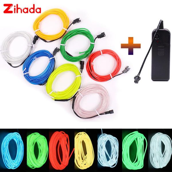1m/3m/5m 3v battery flexible neon light glow el wire rope tape cable strip sign shoes clothing waterproof lamp led strips
1m/3m/5m 3v battery flexible neon light glow el wire rope tape cable strip sign shoes clothing waterproof lamp led strips