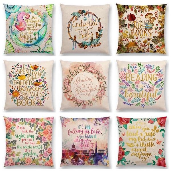 cushion/decorative pillow flowers sofa case graceful thought beautiful language brilliant words decorative letters cushion cover double prin
cushion/decorative pillow flowers sofa case graceful thought beautiful language brilliant words decorative letters cushion cover double prin