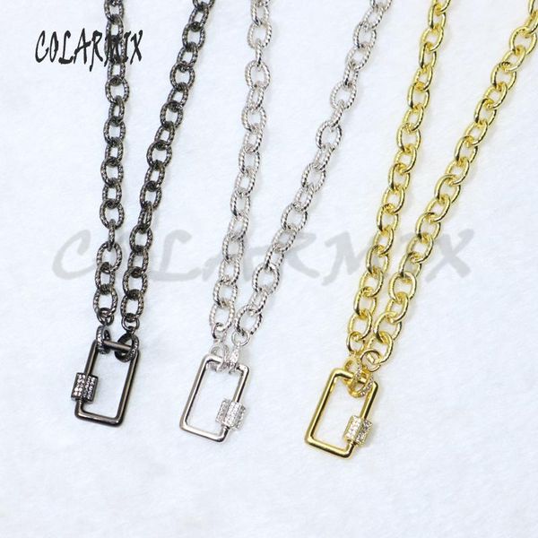pendant necklaces 3 pcs rectangle necklace square buckle keep color metal chain 50069, Silver
pendant necklaces 3 pcs rectangle necklace square buckle keep color metal chain 50069, Silver