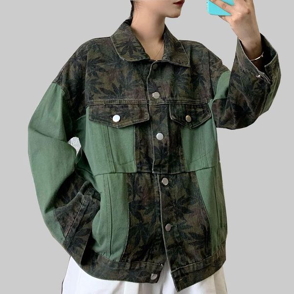 women's jackets autumn oversized army jacket casual long sleeve basic coat women jeans harajuku streetwear patchwork outwear, Black;brown
women's jackets autumn oversized army jacket casual long sleeve basic coat women jeans harajuku streetwear patchwork outwear, Black;brown