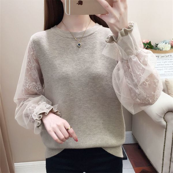 women's sweaters long sleeve sweater for women, women's with fine mesh round collar, four colours, spring and summer, zrz3, White;black
women's sweaters long sleeve sweater for women, women's with fine mesh round collar, four colours, spring and summer, zrz3, White;black