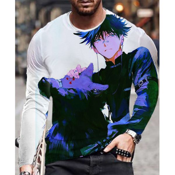 jujutsu kaisen purple hair pattern men's 3d printing t-shirt visual impact party round neck long sleeve designer plus size printed dail, White;black
jujutsu kaisen purple hair pattern men's 3d printing t-shirt visual impact party round neck long sleeve designer plus size printed dail, White;black
