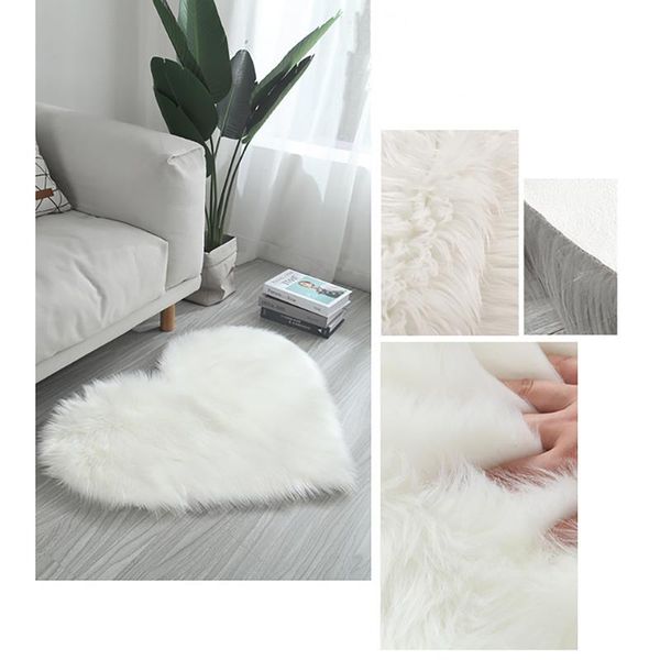 love heart area rugs non-lint carpet artificial wool sheepskin hairy mat faux fluffy mats kid room rug for living carpets
love heart area rugs non-lint carpet artificial wool sheepskin hairy mat faux fluffy mats kid room rug for living carpets