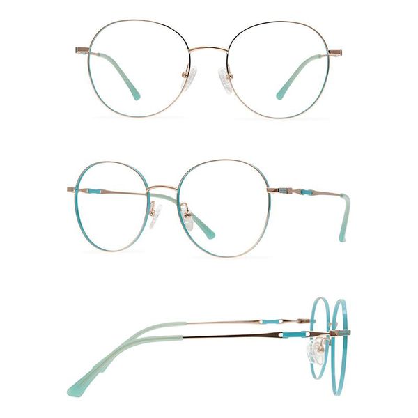 fashion sunglasses frames belight optical women japan design vintage round retro metal colorful green blue spectacle frame precription lens, Black
fashion sunglasses frames belight optical women japan design vintage round retro metal colorful green blue spectacle frame precription lens, Black