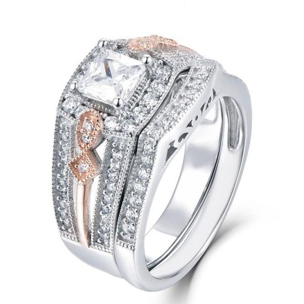 wedding rings 2pcs/set fashion square crystal set for women luxury elegant geometric bride promise engagement ring boho jewelry, Slivery;golden
wedding rings 2pcs/set fashion square crystal set for women luxury elegant geometric bride promise engagement ring boho jewelry, Slivery;golden