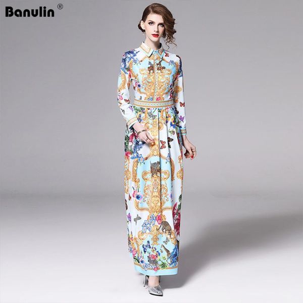 casual dresses banulin runway designer 2021 spring holiday maxi dress women's long sleeve gorgeous printed vintage shirt vestido, Black;gray
casual dresses banulin runway designer 2021 spring holiday maxi dress women's long sleeve gorgeous printed vintage shirt vestido, Black;gray