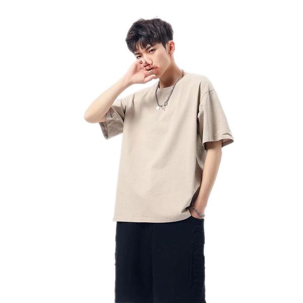 men's t-shirts mens brand loose oversized fit short sleeve t-shirt with dropped shoulder t shirt summer street tee, White;black
men's t-shirts mens brand loose oversized fit short sleeve t-shirt with dropped shoulder t shirt summer street tee, White;black
