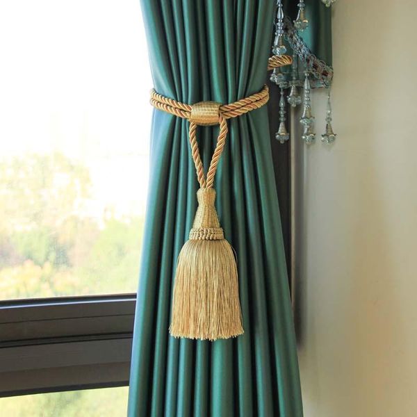 2pcs tassels curtain tieback gold hanging ball braid rope holdback window drape room accessories curtains holder buckle strap other home dec
2pcs tassels curtain tieback gold hanging ball braid rope holdback window drape room accessories curtains holder buckle strap other home dec