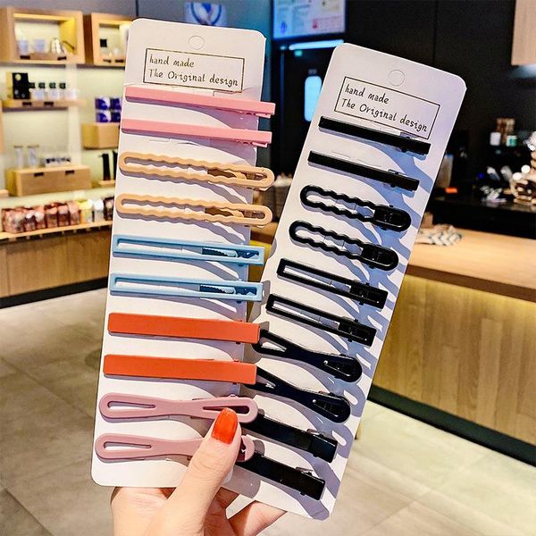 hair clips & barrettes 10pc small clip hairpin korean version of latest black triangle oval one word folder sticks, Golden;silver
hair clips & barrettes 10pc small clip hairpin korean version of latest black triangle oval one word folder sticks, Golden;silver