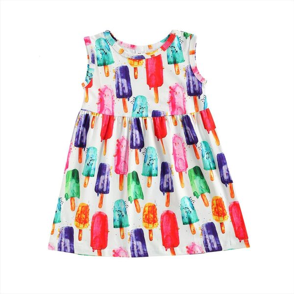 2 7y summer toddler baby girl dresses girls ice cream printed sleeveless knee length a line sundress, Red;yellow
2 7y summer toddler baby girl dresses girls ice cream printed sleeveless knee length a line sundress, Red;yellow