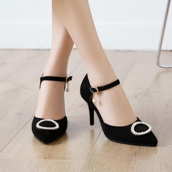 crystal pearl sandals women stiletto high heel shoes ankle strap faux suede party office ladies 2021 summer, Black
crystal pearl sandals women stiletto high heel shoes ankle strap faux suede party office ladies 2021 summer, Black