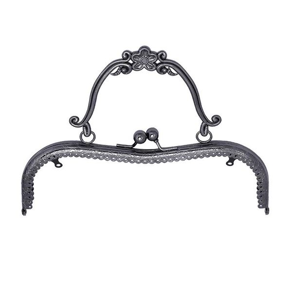bag parts & accessories vintage metal purse frame women kiss clasp lock with handle diy, Black
bag parts & accessories vintage metal purse frame women kiss clasp lock with handle diy, Black