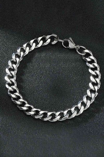 stainless steel men 's bracelet bold chain 7 mm new fashion hiphop punk accessories, Golden;silver
stainless steel men 's bracelet bold chain 7 mm new fashion hiphop punk accessories, Golden;silver