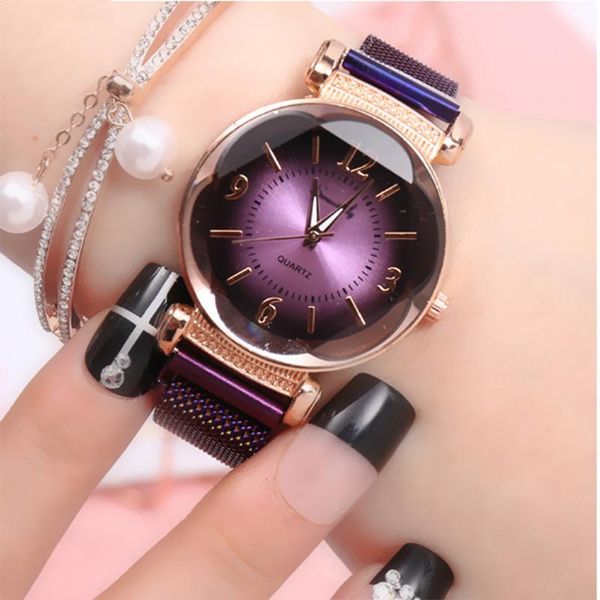 women watch fashion wild milan magnet buckle luxury ladies geometric roman numeral quartz movement wristwatches, Slivery;brown 
women watch fashion wild milan magnet buckle luxury ladies geometric roman numeral quartz movement wristwatches, Slivery;brown
