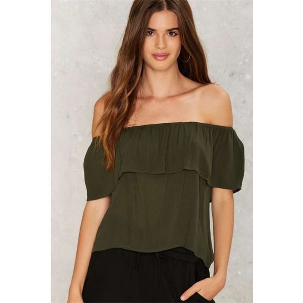 women's knits & tees summer personality fashion casual jun green word collar sleeveless cloak blouse pcpt, White
women's knits & tees summer personality fashion casual jun green word collar sleeveless cloak blouse pcpt, White