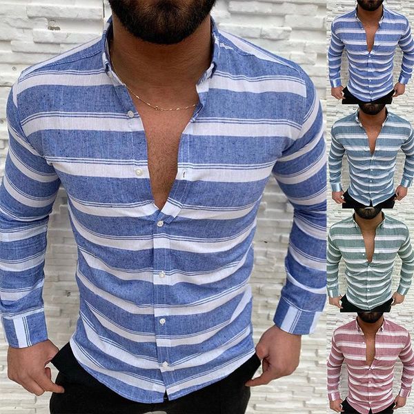 men's casual shirts spring and autumn lapel long sleeve shirt button stripes fashion street top, White;black
men's casual shirts spring and autumn lapel long sleeve shirt button stripes fashion street top, White;black