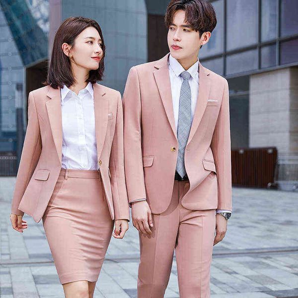 luxury men's suits blazers men's and women's same profsional three piece set beauty salon training instructor korean version, White;black
luxury men's suits blazers men's and women's same profsional three piece set beauty salon training instructor korean version, White;black