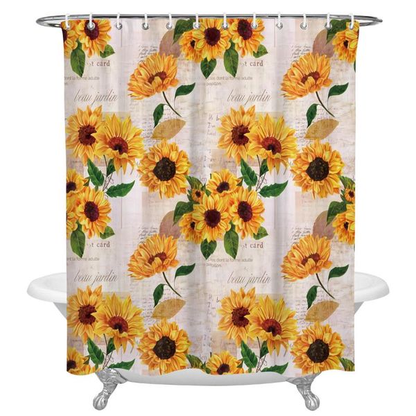 shower curtains sunflower old spaper waterproof fabric curtain polyester bathroom decoration accessories cortinas
shower curtains sunflower old spaper waterproof fabric curtain polyester bathroom decoration accessories cortinas