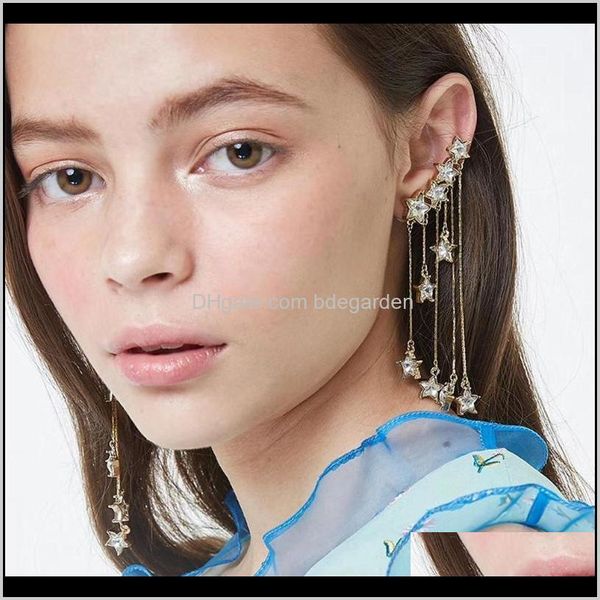 & chandelier jewelry drop delivery 2021 arrival women fashion zircon gems bling star pendant dangle clip on hanging statement earrings acces, Silver
& chandelier jewelry drop delivery 2021 arrival women fashion zircon gems bling star pendant dangle clip on hanging statement earrings acces, Silver