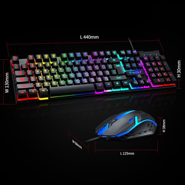 business gaming keyboard rainbow backlight usb ergonomic and mouse set for lapmechanic combos
business gaming keyboard rainbow backlight usb ergonomic and mouse set for lapmechanic combos