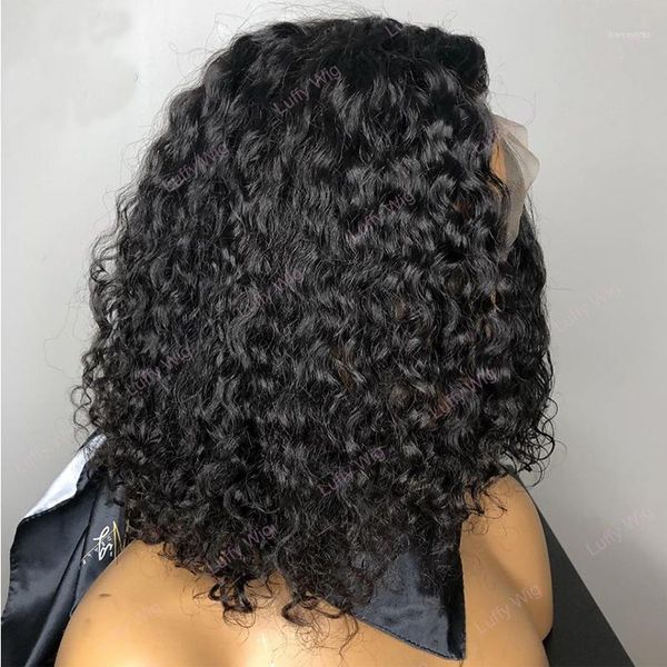 preplucked short bob kinky curly black color 13*4/6 t part lace front wig human hair for women with baby wigs1, Black;brown
preplucked short bob kinky curly black color 13*4/6 t part lace front wig human hair for women with baby wigs1, Black;brown