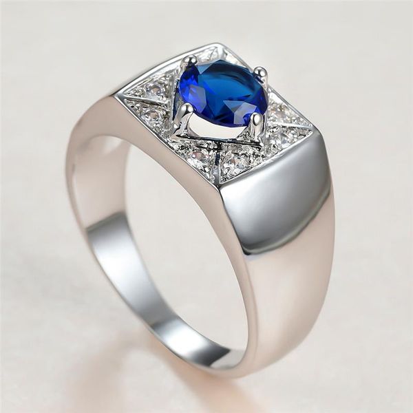 blue crystal stone ring vintage male female charm silver color wedding rings for women men trendy round zircon engagement, Slivery;golden
blue crystal stone ring vintage male female charm silver color wedding rings for women men trendy round zircon engagement, Slivery;golden