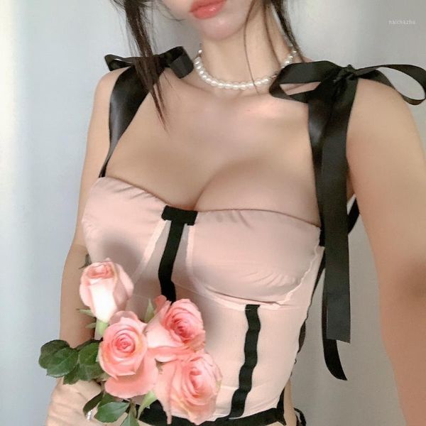 women's tanks & camis festive suits, spring beauty back, short camisole, bowknot, silk straps, inside and outside wear, White
women's tanks & camis festive suits, spring beauty back, short camisole, bowknot, silk straps, inside and outside wear, White