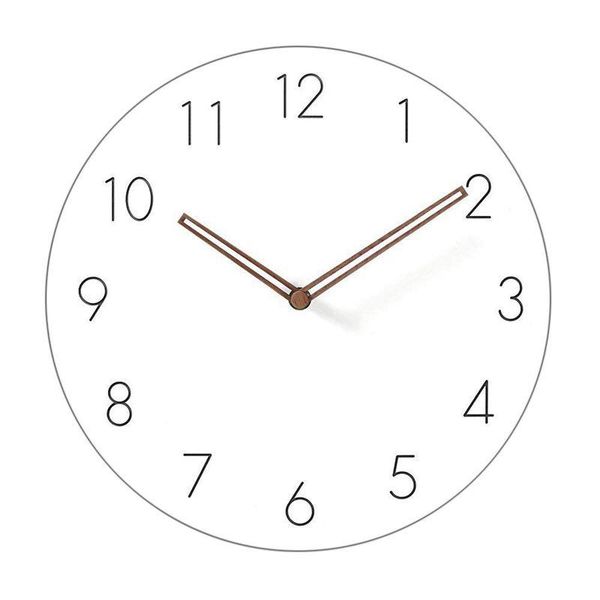 wall clocks simple modern white round wooden clock 11 inch non-ticking one battery powered (arabic numbers)
wall clocks simple modern white round wooden clock 11 inch non-ticking one battery powered (arabic numbers)