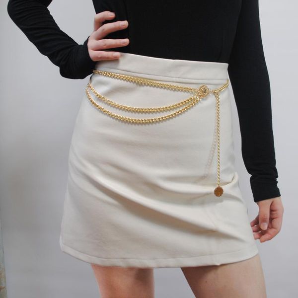 chains european and american cross-border jewelry fashion retro ethnic style body chain alloy sun flower disc aluminum waistchain, Silver
chains european and american cross-border jewelry fashion retro ethnic style body chain alloy sun flower disc aluminum waistchain, Silver