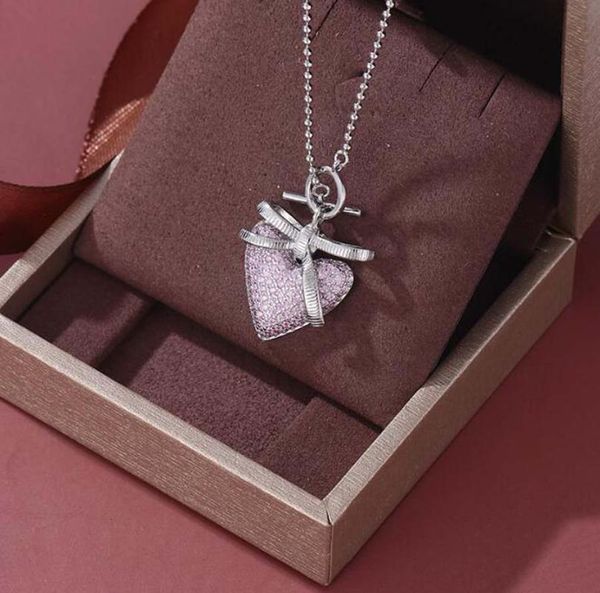 pendant necklaces sweetheart pink rhinestone love necklace ot buckle designer sweet fashion soft girl clavicle chain princess strawberry, Silver
pendant necklaces sweetheart pink rhinestone love necklace ot buckle designer sweet fashion soft girl clavicle chain princess strawberry, Silver