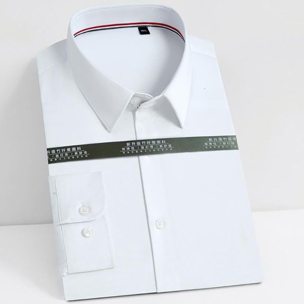 fashion men's bamboo fiber shirts long sleeve pocketless comfortable formal business classic shirt casual social clothing, White;black
fashion men's bamboo fiber shirts long sleeve pocketless comfortable formal business classic shirt casual social clothing, White;black