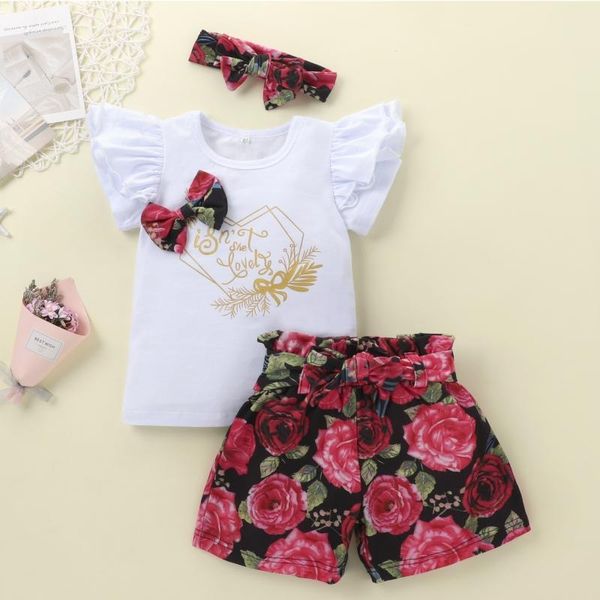 clothing sets infant baby girls clothes set born toddler girl summer floral t shirt shorts headband outfits 3pcs, White
clothing sets infant baby girls clothes set born toddler girl summer floral t shirt shorts headband outfits 3pcs, White