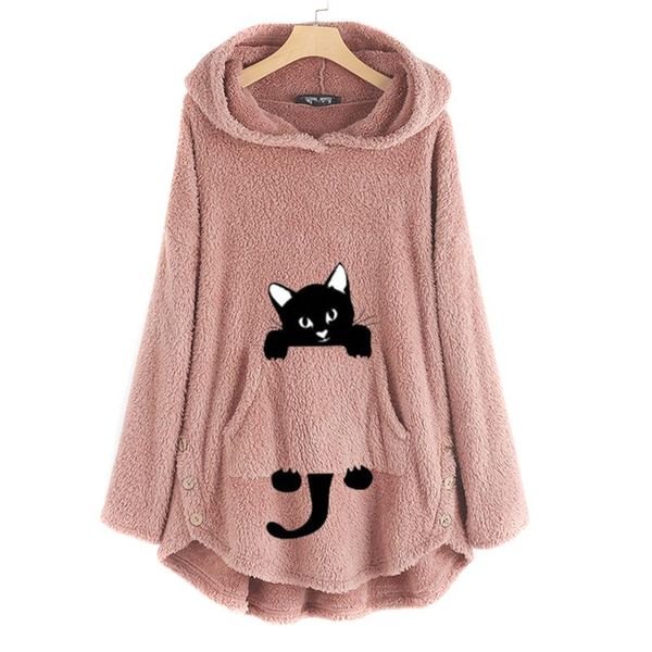 women's hoodies & sweatshirts 2021 fashion women winter warm hooded mid-length pullover double-sided fleece hoodie cartoon embroidered, Black
women's hoodies & sweatshirts 2021 fashion women winter warm hooded mid-length pullover double-sided fleece hoodie cartoon embroidered, Black