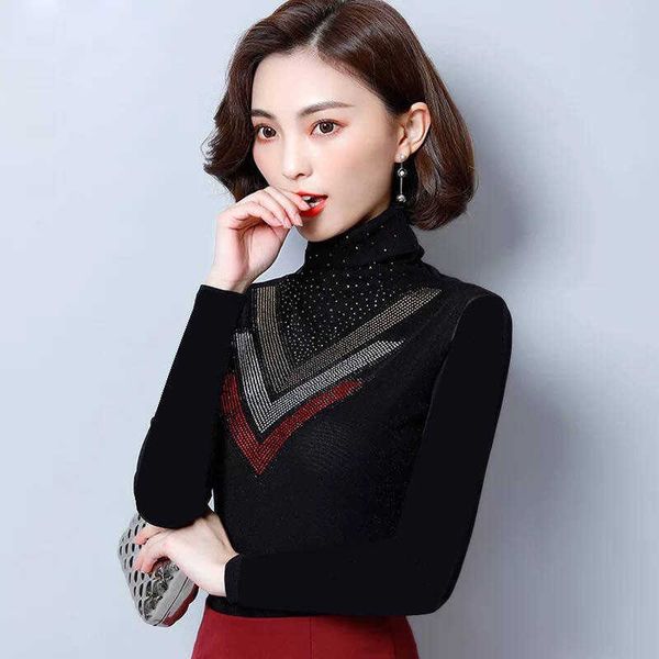 women spring autumn style thin lace t-shirts lady slim long sleeve turtleneck tees shirts df2085 210609, White
women spring autumn style thin lace t-shirts lady slim long sleeve turtleneck tees shirts df2085 210609, White