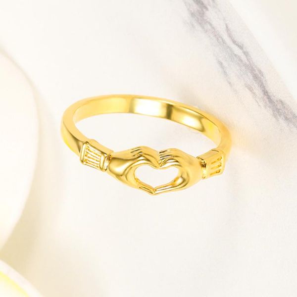 wedding rings fashion stainless steel gold color heart gesture ring for women girl classic vintage charm party jewelry couple gifts, Slivery;golden
wedding rings fashion stainless steel gold color heart gesture ring for women girl classic vintage charm party jewelry couple gifts, Slivery;golden