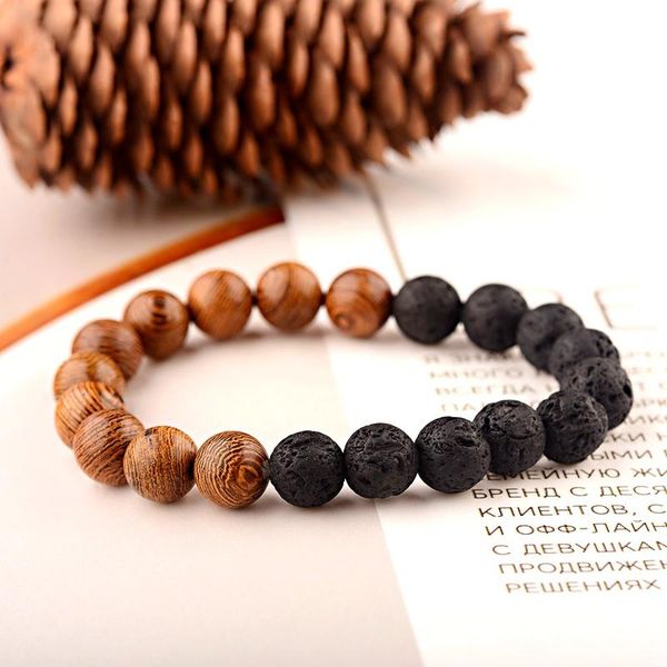 beaded, strands fashion men 10mm natural wood beads bracelets ethnic buddhism black lava stone bracelet for women wooden yoga jewelry homme
beaded, strands fashion men 10mm natural wood beads bracelets ethnic buddhism black lava stone bracelet for women wooden yoga jewelry homme